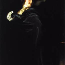 约翰·辛格·萨金特(John Singer Sargent)高清作品:A Vele Gonfie (also known as Ena Wertheimer)