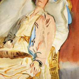 约翰·辛格·萨金特(John Singer Sargent)高清作品:Alice Runnels James (Mrs. William James)