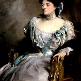 约翰·辛格·萨金特(John Singer Sargent)高清作品:Alice Wernher born Alice Sedgwick Mankiewicz