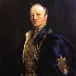 约翰·辛格·萨金特(John Singer Sargent)高清作品:George Nathaniel, Marquis Curzon of Kedleston