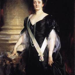 约翰·辛格·萨金特(John Singer Sargent)高清作品:H.R.H. the Duchess of Connaught and Strathearn (Princess Lou