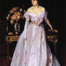 约翰·辛格·萨金特(John Singer Sargent)高清作品:Hylda, Daughter of Asher and Mrs. Wertheimer