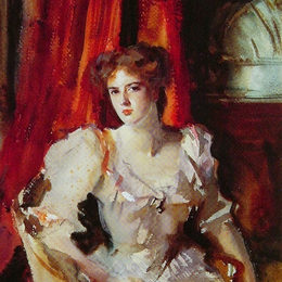 《伊甸小姐》约翰·辛格·萨金特(John Singer Sargent)高清作品欣赏