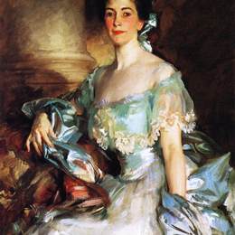 约翰·辛格·萨金特(John Singer Sargent)高清作品:Mrs. Abbott Lawrence Rotch