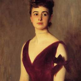 约翰·辛格·萨金特(John Singer Sargent)高清作品:Mrs Charles E. Inches (Louise Pomeroy)