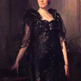 约翰·辛格·萨金特(John Singer Sargent)高清作品:Mrs. Charles F. St. Clair Anstruther Thompson, nee Agnes