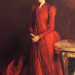 约翰·辛格·萨金特(John Singer Sargent)高清作品:Mrs. Elliott Fitch Shepard (also known as Margaret Louise Va