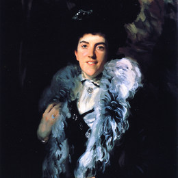 约翰·辛格·萨金特(John Singer Sargent)高清作品:Mrs. John William Crombie (Minna Watson)