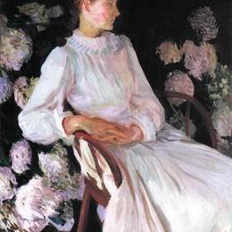 约翰·辛格·萨金特(John Singer Sargent)高清作品:Portrait of Katharine Chase Shapleigh