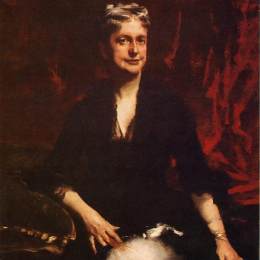 约翰·辛格·萨金特(John Singer Sargent)高清作品:Portrait of Mrs. John Joseph Townsend (Catherine Rebecca Bro