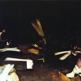 《威尼斯玻璃工人》约翰·辛格·萨金特(John Singer Sargent)高清作品欣赏