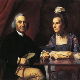 《伊萨克温斯洛先生和夫人》约翰·辛格顿·科普利(John Singleton Copley)高清作品欣赏
