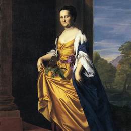 约翰·辛格顿·科普利(John Singleton Copley)高清作品:Mrs.Jeremiah Lee (Martha Swett)