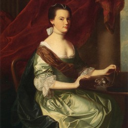 约翰·辛格顿·科普利(John Singleton Copley)高清作品:Mrs.Theodore Atkinson Jr