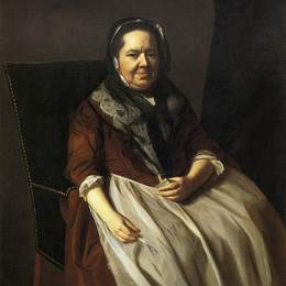 《夫人的肖像。保罗理查德。》约翰·辛格顿·科普利(John Singleton Copley)高清作品欣赏