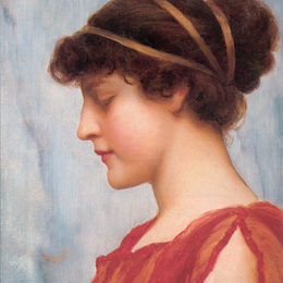 《奥菲利亚》约翰·威廉·格维得(John William Godward)高清作品欣赏