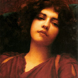 《幻想（研究）》约翰·威廉·格维得(John William Godward)高清作品欣赏