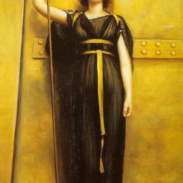 《女祭司》约翰·威廉·格维得(John William Godward)高清作品欣赏