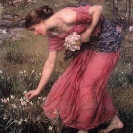《水仙》约翰·威廉·沃特豪斯(John William Waterhouse)高清作品欣赏