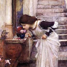 《神龛》约翰·威廉·沃特豪斯(John William Waterhouse)高清作品欣赏