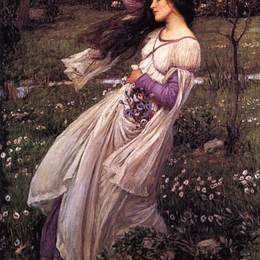 《风之花》约翰·威廉·沃特豪斯(John William Waterhouse)高清作品欣赏