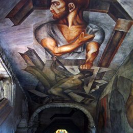 《圣伊德丰索学院》何塞·克莱门特·奥罗斯科(Jose Clemente Orozco)高清作品欣赏