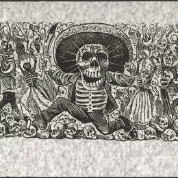 《来自瓦哈卡的Calavera》乔斯·瓜达卢佩·波萨达(Jose Guadalupe Posada)高清作品欣赏