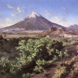 若泽玛丽亚维拉斯科(Jose Maria Velasco)高清作品:Vista de la f&amp;ampárica de hilados La Carolina