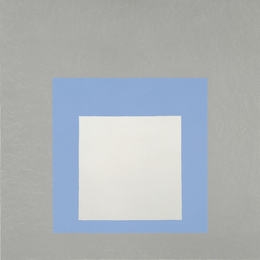 《向广场（希腊岛）致敬》约瑟夫·亚伯斯(Josef Albers)高清作品欣赏