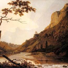 约瑟夫·莱特(Joseph Wright)高清作品:Matlock Tor by Daylight