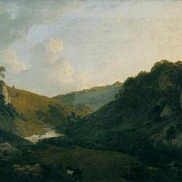 约瑟夫·莱特(Joseph Wright)高清作品:View in Dovedale