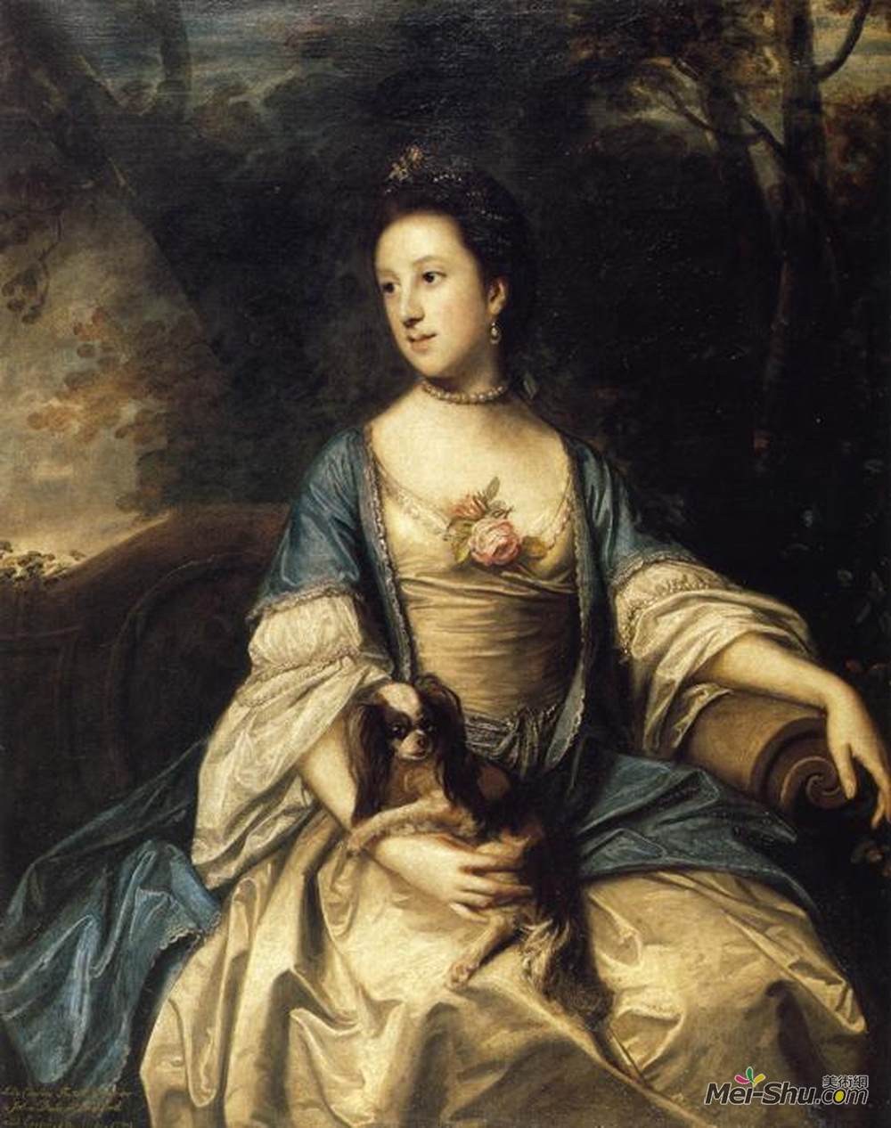 joshua reynolds乔舒亚·雷诺兹油画3897《马尔伯勒公爵夫人卡洛琳》