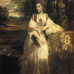 乔舒亚·雷诺兹(Joshua Reynolds)高清作品:Catherine, Lady Bampfylde