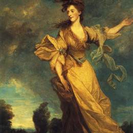 《简·哈利迪夫人》乔舒亚·雷诺兹(Joshua Reynolds)高清作品欣赏