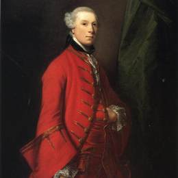 乔舒亚·雷诺兹(Joshua Reynolds)高清作品:Portrait of Robert Shafto, called Bonnie Bobbie Sha