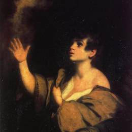 《塞缪尔的呼唤》乔舒亚·雷诺兹(Joshua Reynolds)高清作品欣赏