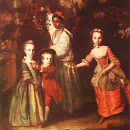 乔舒亚·雷诺兹(Joshua Reynolds)高清作品:The Children of Edward Hollen Cruttenden