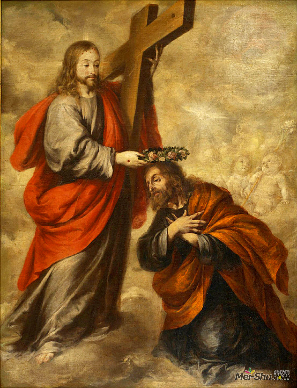 valdes leal朱安·德·瓦尔德斯·里尔油画4509《圣乔和加美的加冕礼