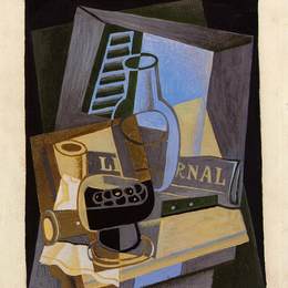 胡安·格里斯(Juan Gris)高清作品:Still Life in Front of the Wiindow