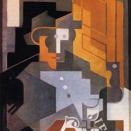 胡安·格里斯(Juan Gris)高清作品:Man from Touraine