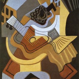《窗口前面的最远表》胡安·格里斯(Juan Gris)高清作品欣赏