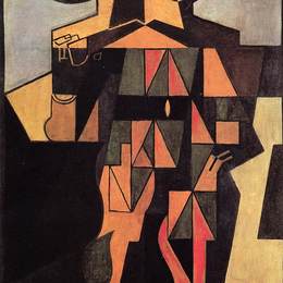 《丑角》胡安·格里斯(Juan Gris)高清作品欣赏
