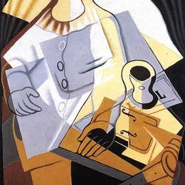 《皮埃罗》胡安·格里斯(Juan Gris)高清作品欣赏