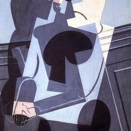 胡安·格里斯(Juan Gris)高清作品:Portrait of Madame Josette Gris