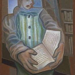 《皮埃罗与书》胡安·格里斯(Juan Gris)高清作品欣赏