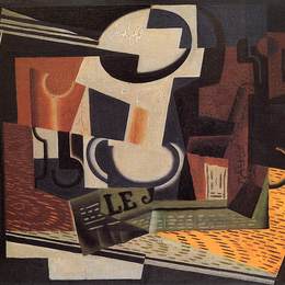 《水果碗静物》胡安·格里斯(Juan Gris)高清作品欣赏