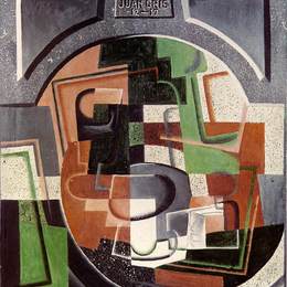 《菌斑上的静物》胡安·格里斯(Juan Gris)高清作品欣赏