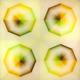 《帕萨迪纳救生员黄色系列5》朱迪·芝加哥(Judy Chicago)高清作品欣赏