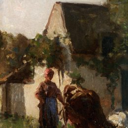 《考沃德》朱利叶斯·布雷顿(Jules Breton)高清作品欣赏