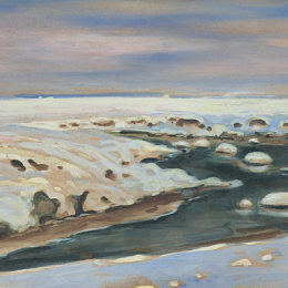 《积雪中的河流》朱利安法瓦特(Julian Fa?at)高清作品欣赏